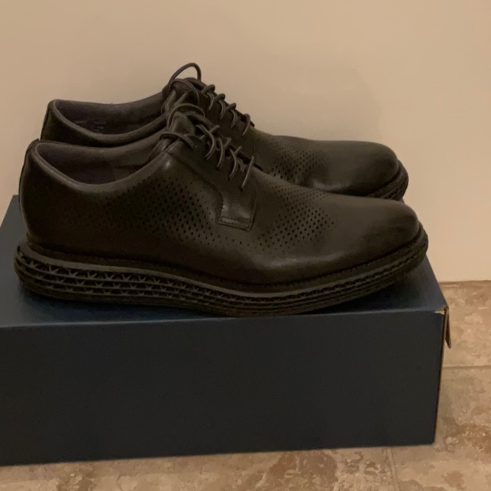 Cole Haan Men's Original Grand 2.0 Skyweave Black Dress Shoes
